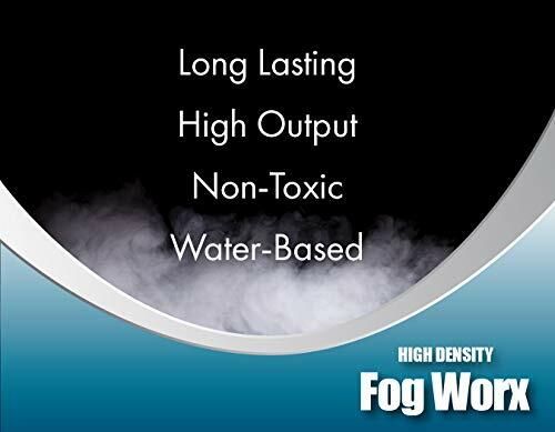 FogWorx Extreme High Density Fog 1Gallon Long Lasting,Odorless Water Based Fluid