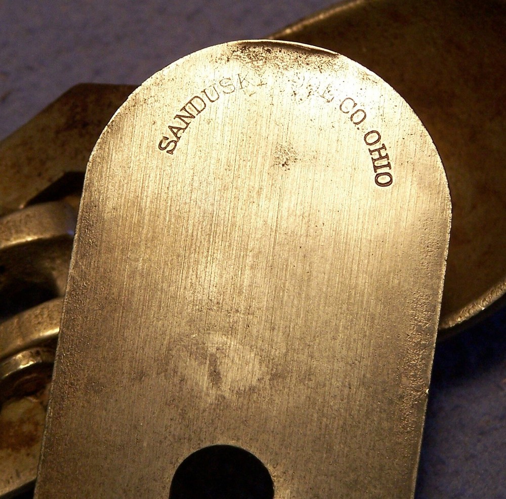 SANDUSKY TOOL Co. block plane knuckle joint cap