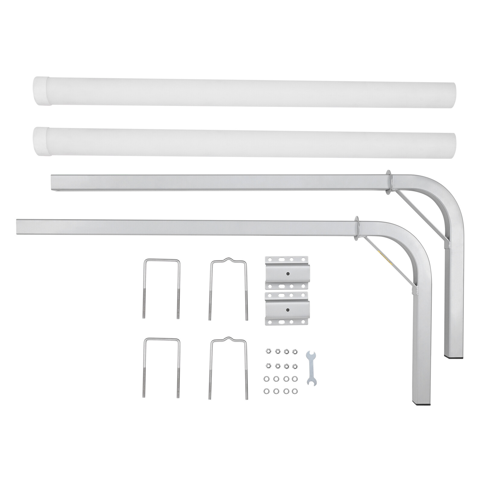 VEVOR Boat Trailer Guide 48” Galvanized Guide on Poles Kit w/Stiffener&PVC Tubes