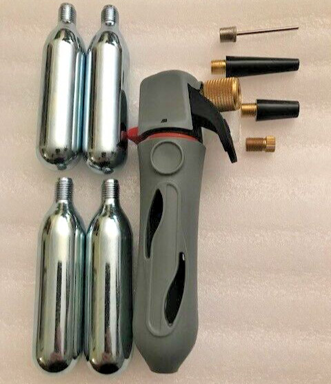 CO2 Power Cleaner Reusable Air Duster PC Pro Kit inflator blower  4 C02 + 4 tips