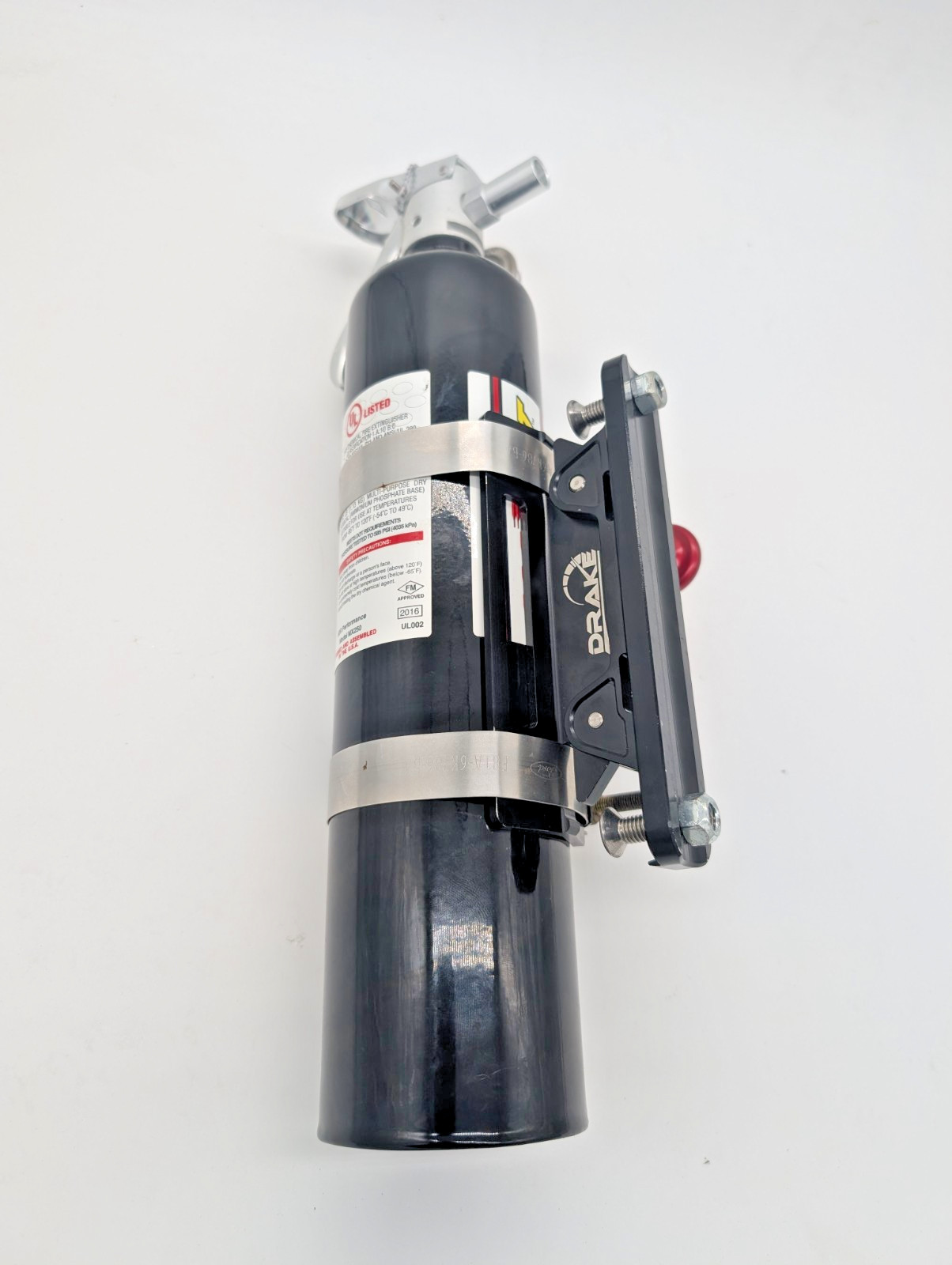 Drake FIREX-MNT-DAG Quick Release Fire Extinguisher Mount and H3R Extinguisher