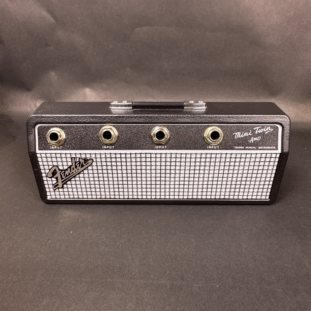 Fender Jack Rack Key Holder  Includes 4 Keychain