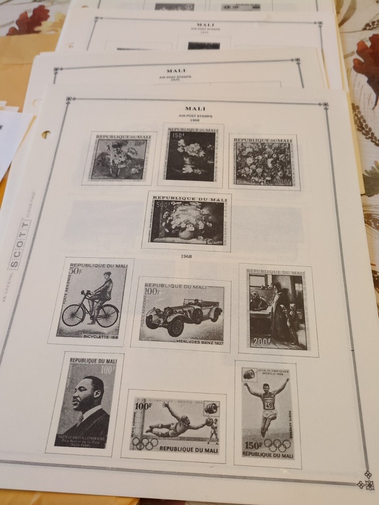 APC Z6413 Scott International pages MALI 1959-1984