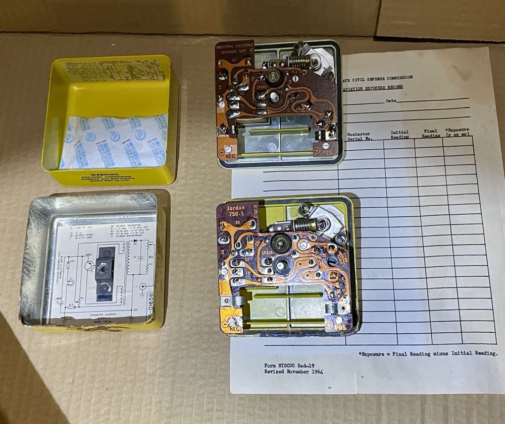 Shelter Radiation Detection Kit CD V777-1 Fallout Kit