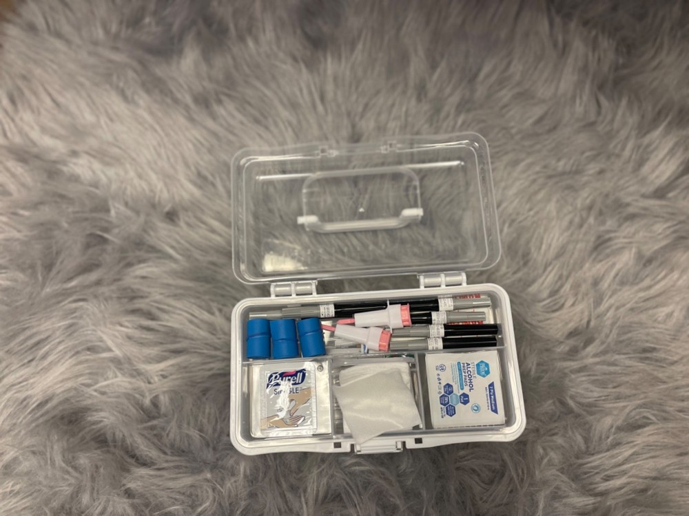 Phlebotomy Student Practice Kit -Tubes, Tray, Gloves & More Educational Use Only