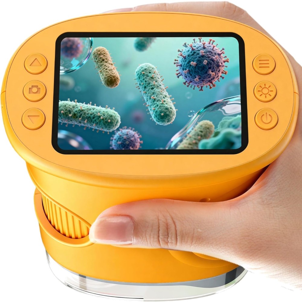 STEM Certified Handheld Microscope with Adjustable LEDs - Inspiring Xplorations