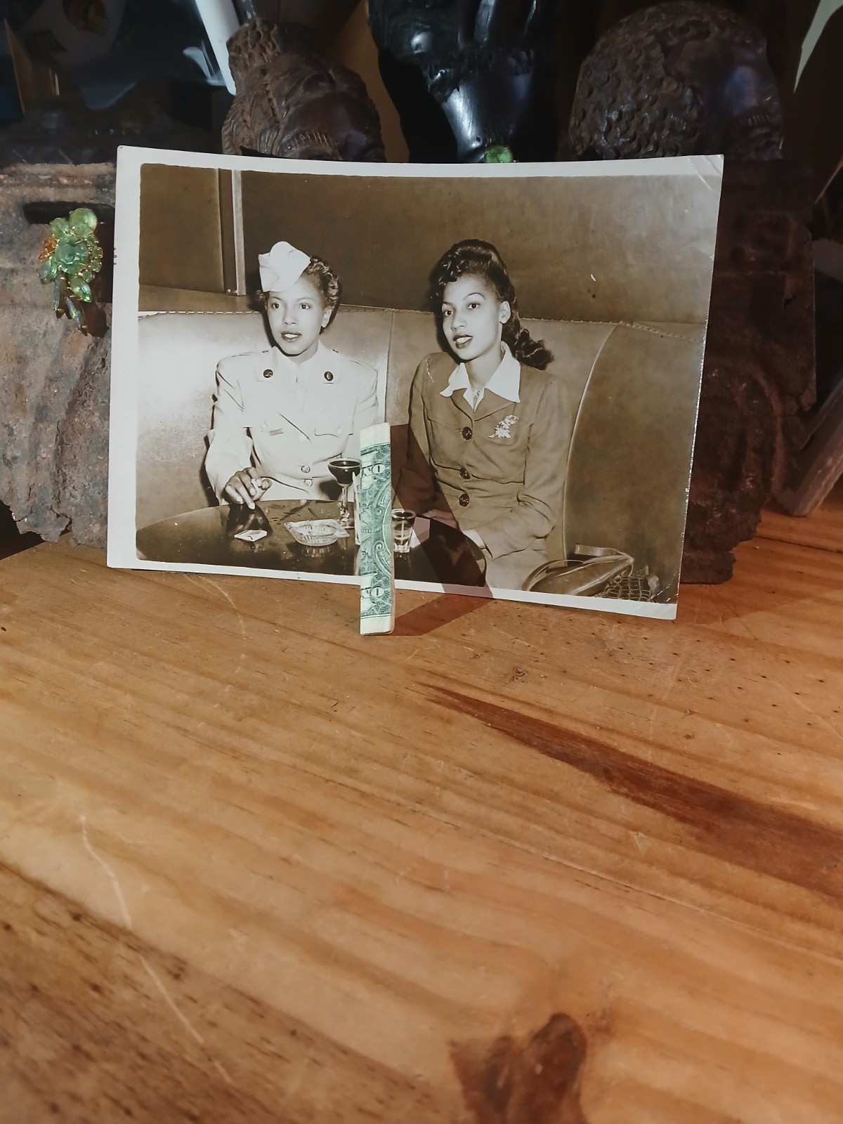 Antique African American* COLORED FEMALES SOLDIERS * SEATTLE WASHINGTON