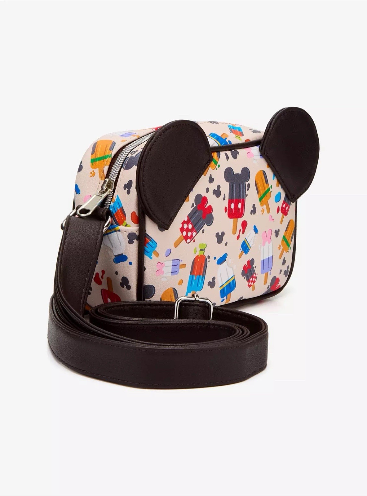 Loungefly Disney Mickey Mouse & Friends Popsicles Figural Crossbody Bag NEW