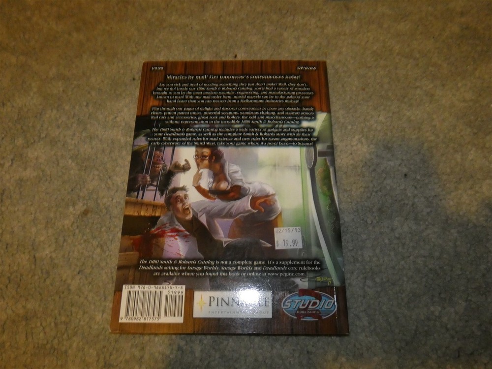 Savage Worlds: Deadlands: The 1880 Smith & Robards Catalog