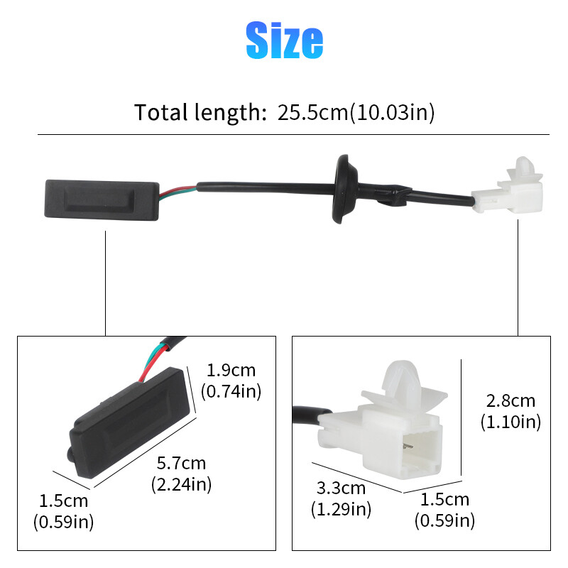 Tailgate Trunk Release Switch Button 81260B4000 for Hyundai I10