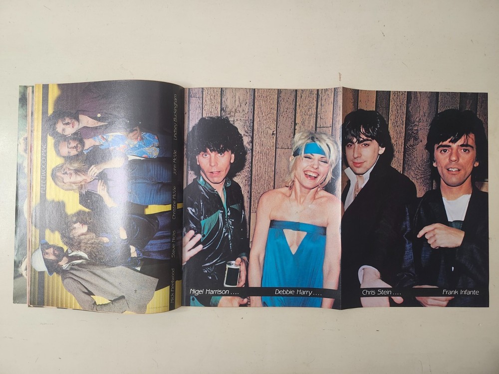 Tiger Beat Vintage 1980 Rock Magazine Van Halen KISS Cheap Trick Blondie POSTER