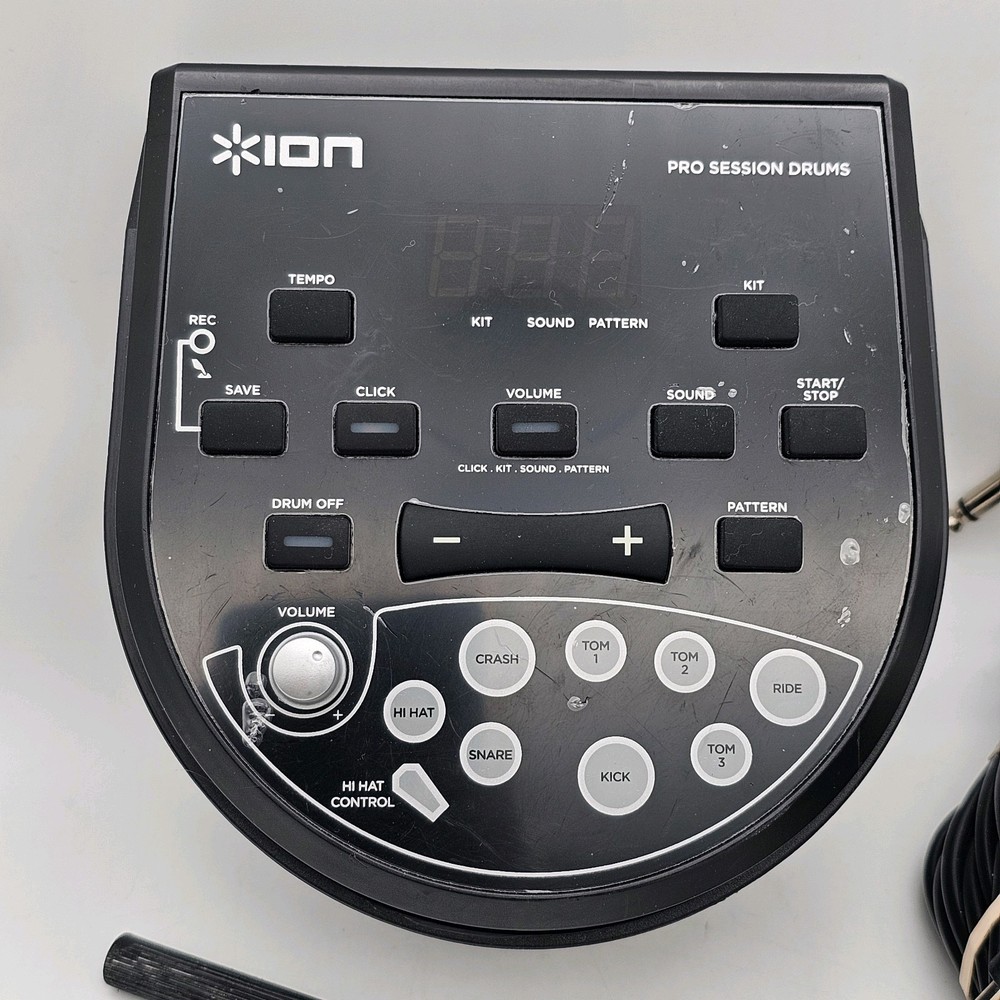Ion Sound Pro Sessions Drums Control Unit Module Brain + Wiring Harness