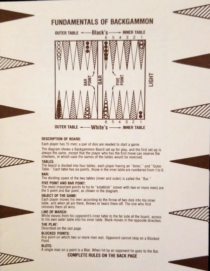 Pharmaceutical Drug Rep One of a Kind Promo Tussend Backgammon Set