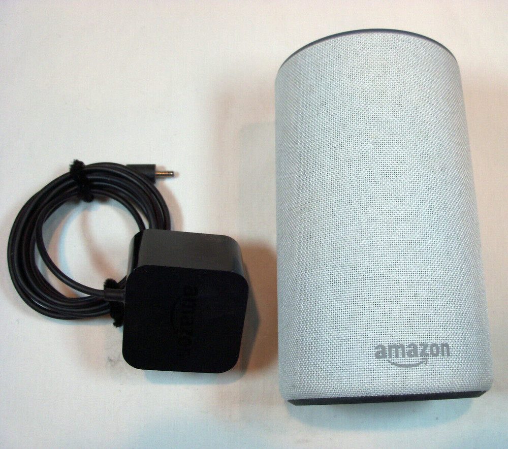 Amazon Echo 2nd Generation Smart Speaker With Alexa Dolby Sandstone Fabric