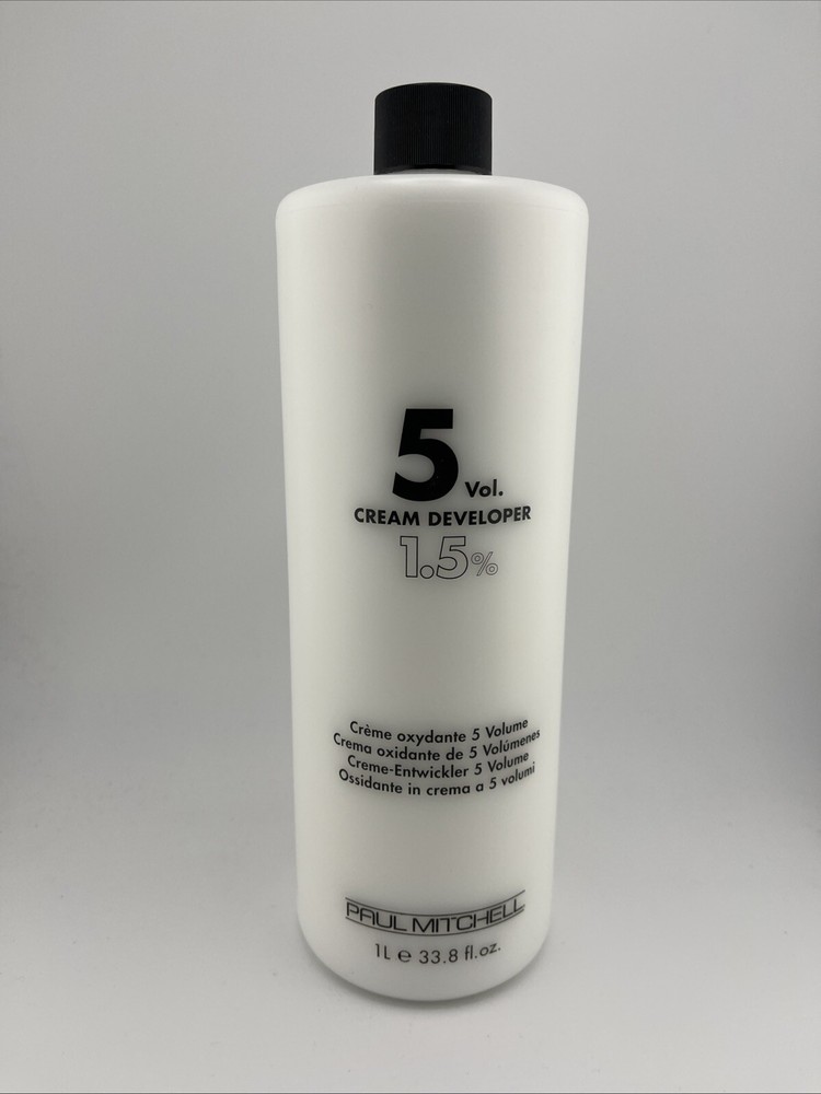 Paul Mitchell Developer 5 Vol. 1.5% Cream 33.8oz 1000ml