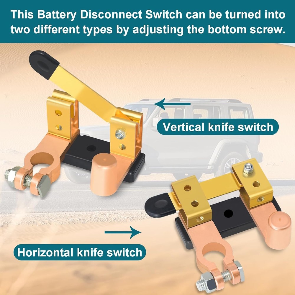 Battery Disconnect Switch Knife Blade 12v 24v