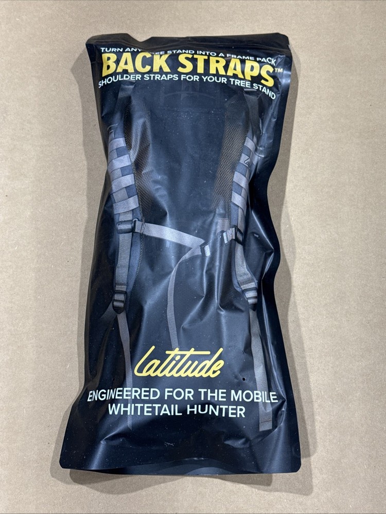 Latitude Back Shoulder Straps Gen 2.0 Gray New