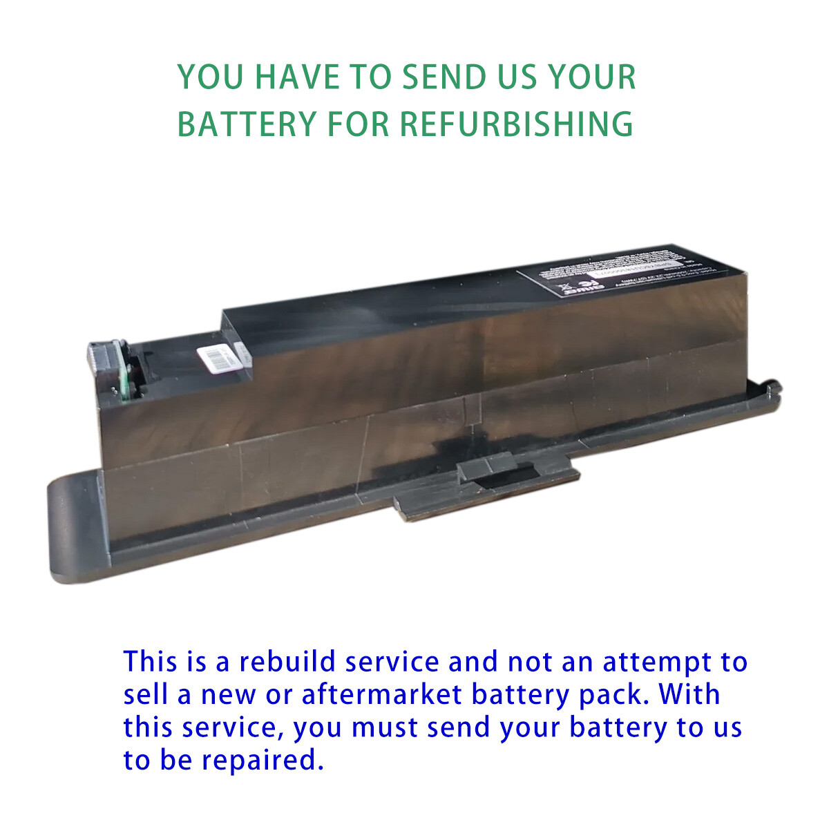 Rebuild service for Aiwa Exos-9 12 Bluetooth Speaker 22.2V 5.2AH Battery Rebuild