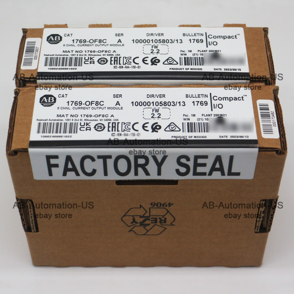 New  1769-OF8C CompactLogix 8 Channel Analog Current Output Module