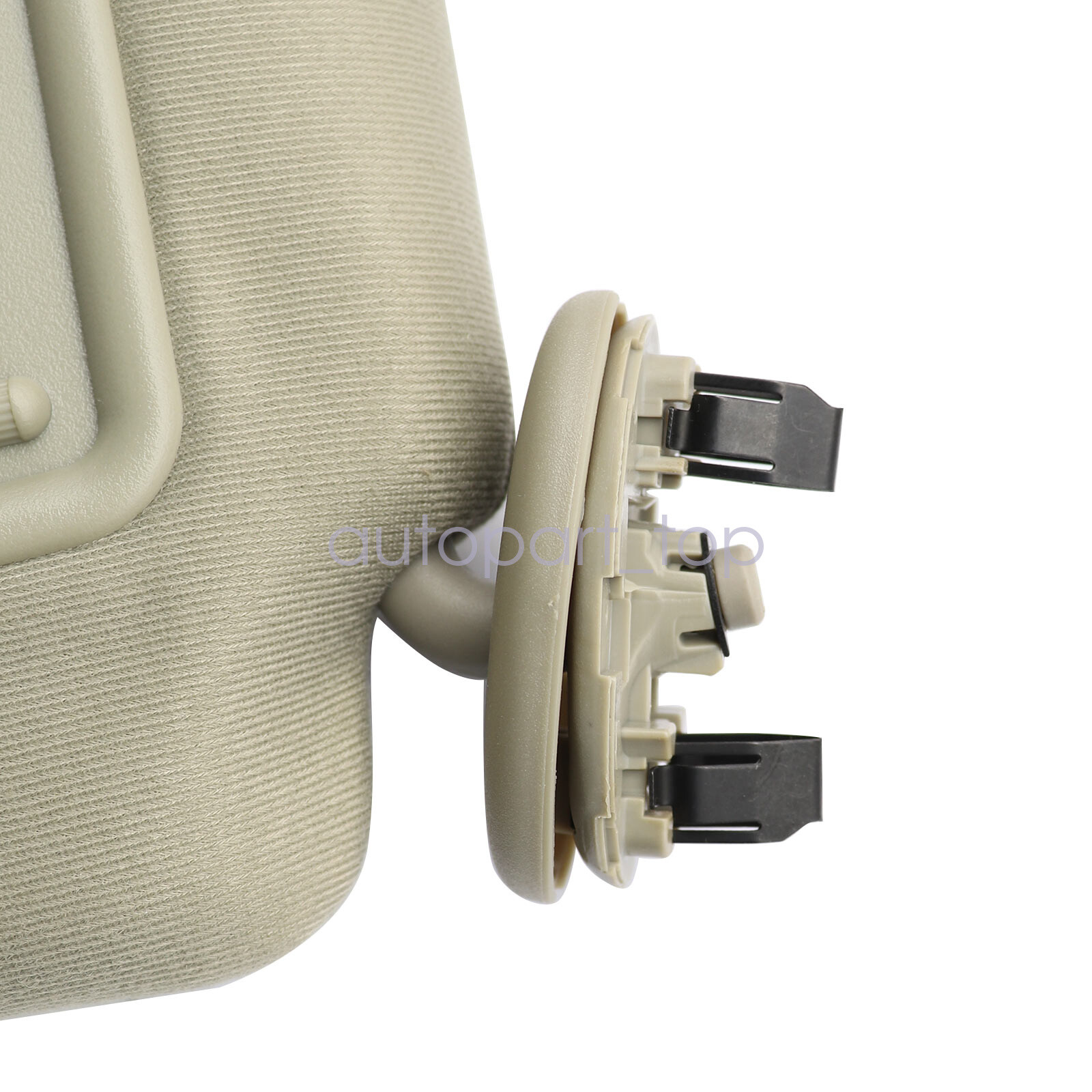 2Pc Fits 2007-2011 Toyota Camry Tan Beige Sun Visor Pair Left Right 2.4 2.5 3.5L