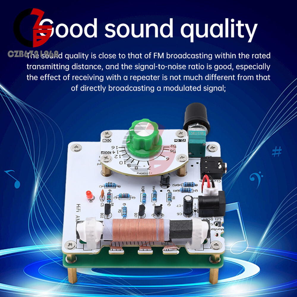 525~1605kHz Medium Wave AM Radio Transmitter DIY Circuit Board Radio Module 6V