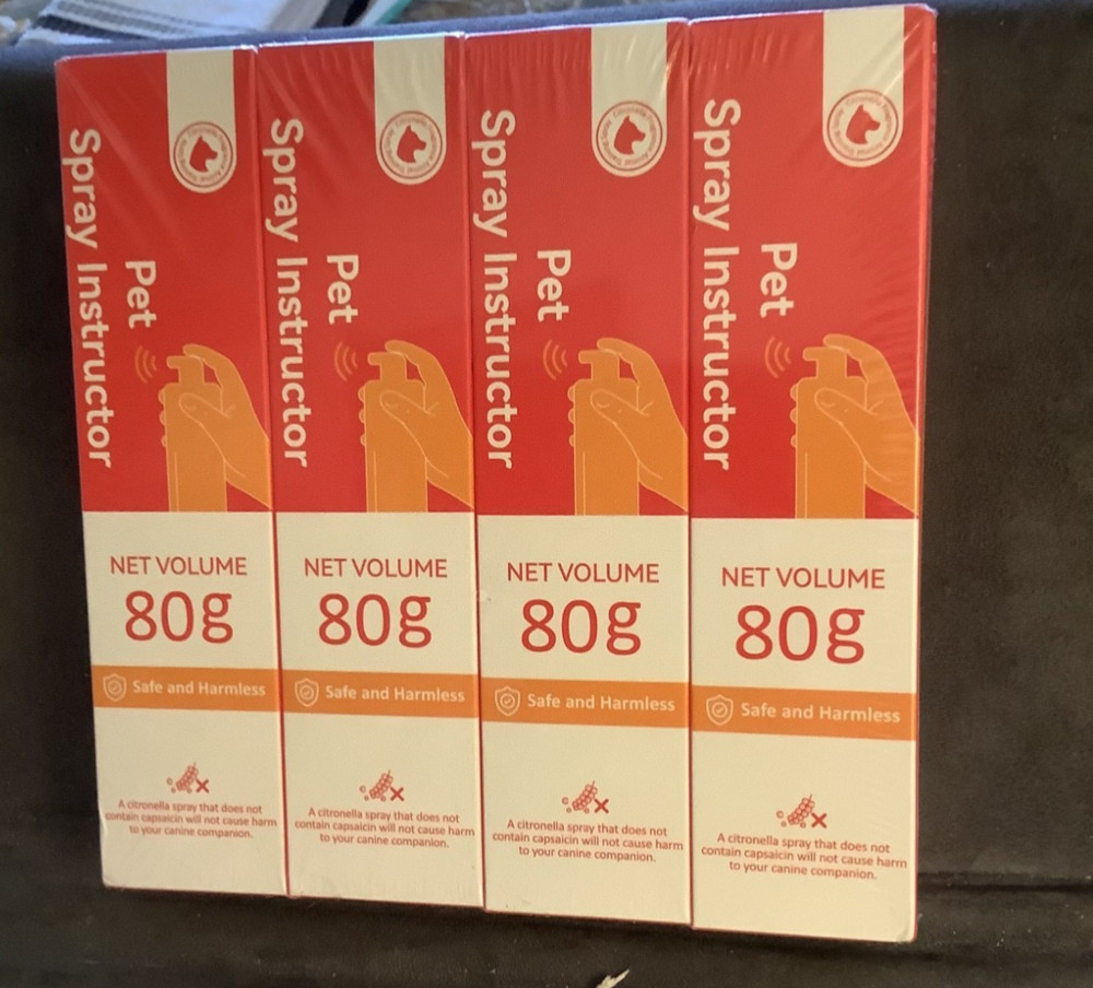 4 BOTTLES SPRAY INSTRUCTOR PET TRAINER FOR PET BEHAVIOR TRAINING 80g EACH