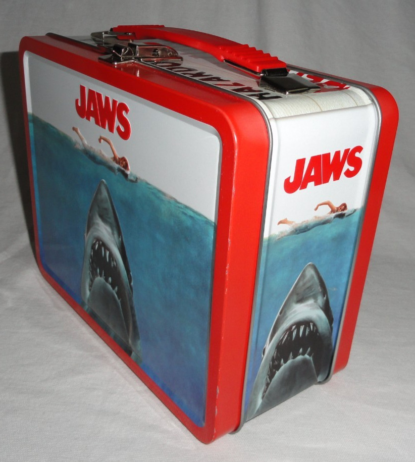 JAWS LUNCH BOX - UNIVERSAL STUDIOS EXCLUSIVE TIN LUNCH PAIL - DISPLAYED ONLY