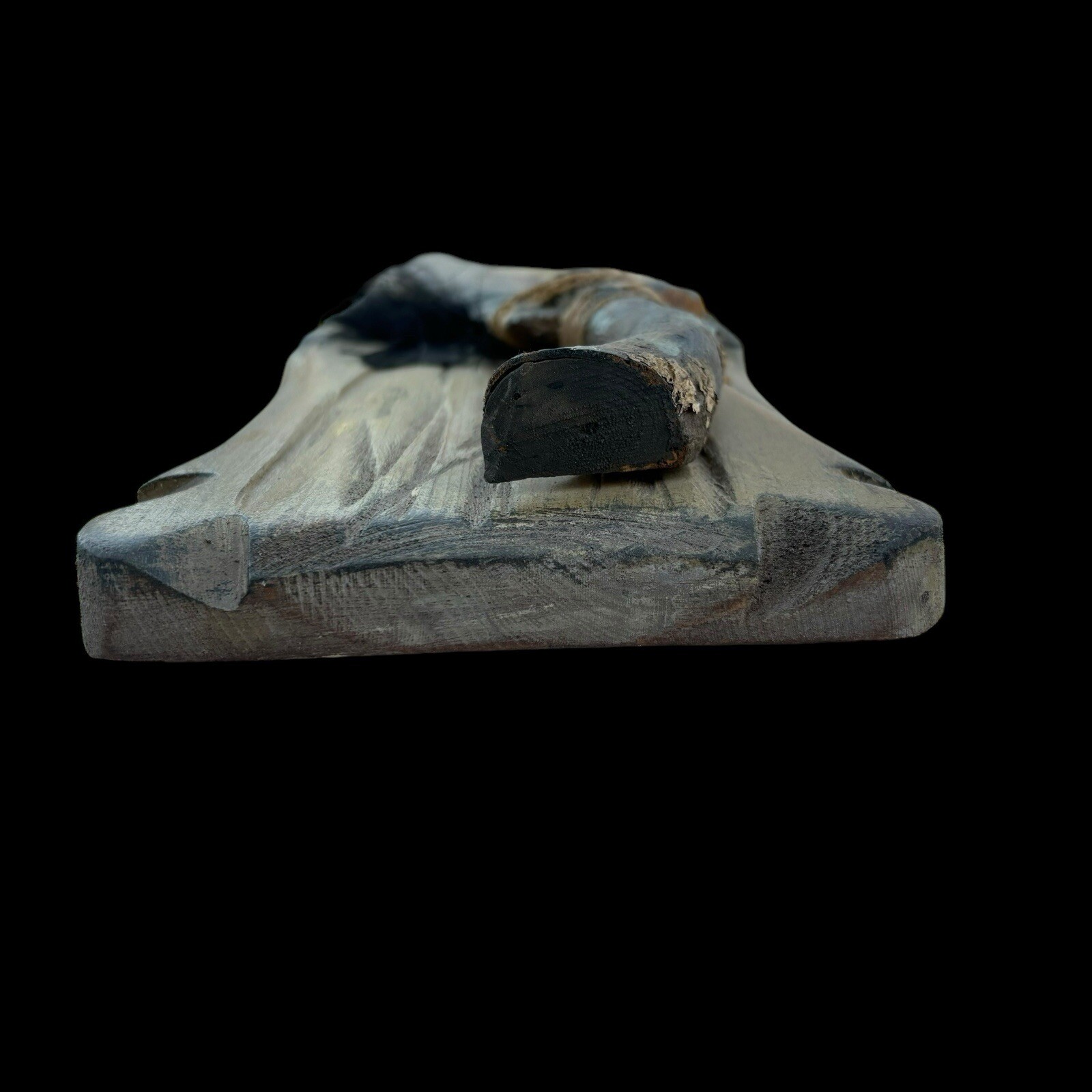 Vintage 1870s Native American Plains Indian Obsidian Bowie Knife Folk Art AAFA