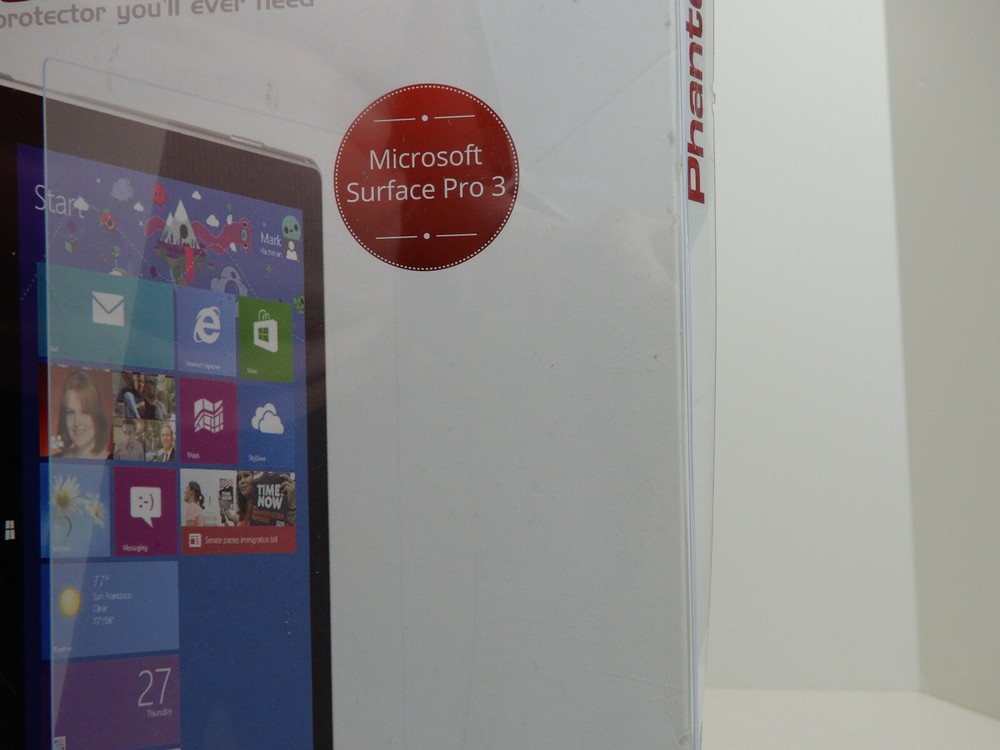 Phantom Glass Microsoft Surface Pro 3 Tempered Glass Screen Protector NEW