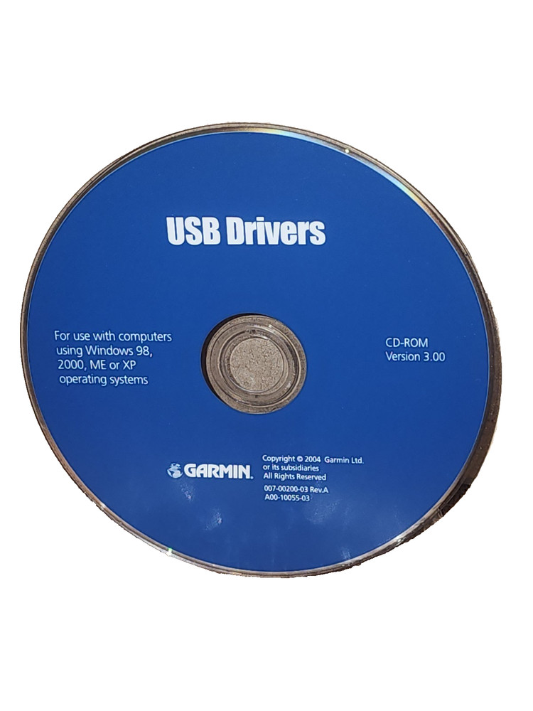 GARMIN GPS USB DRIVERS CD Version 3 COMPUTER PC DRIVERS CD-ROM - FREE SHIP