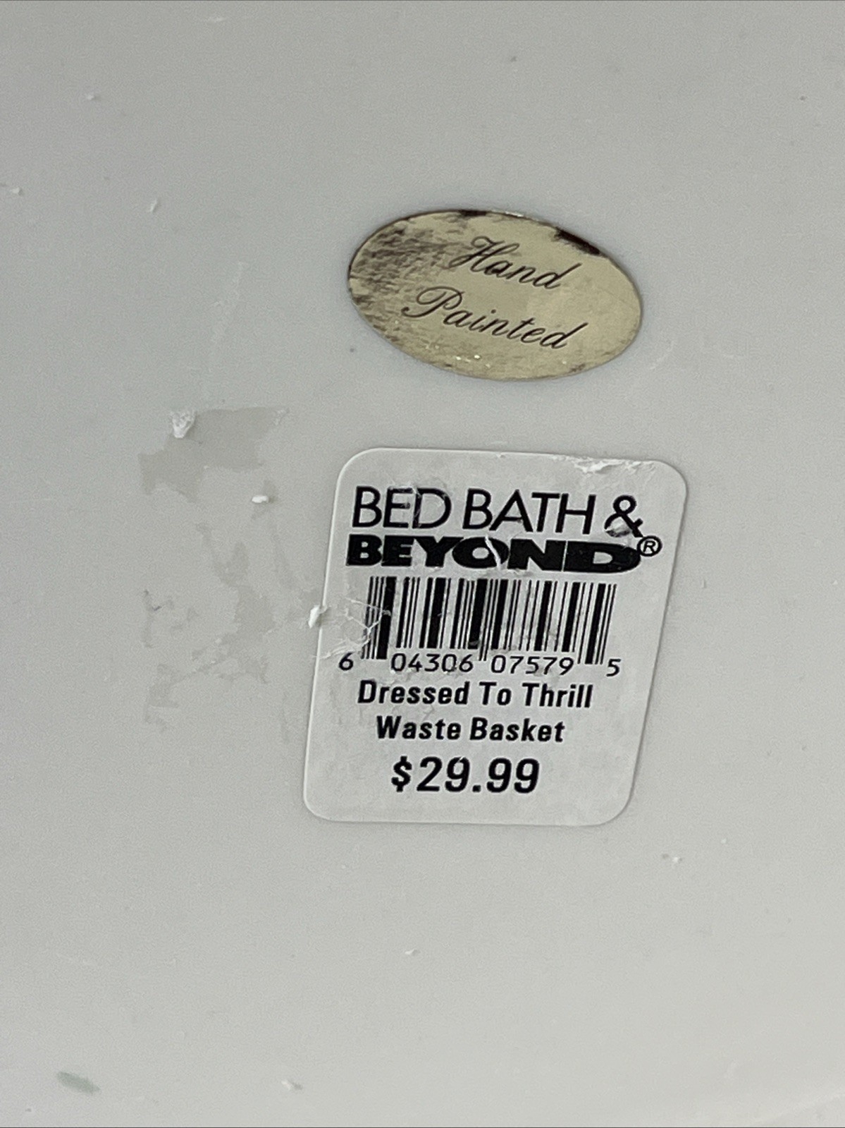 Vintage Accessories Dress To Thrill BedBath&Beyond Rare Tissue Box & Trash Can