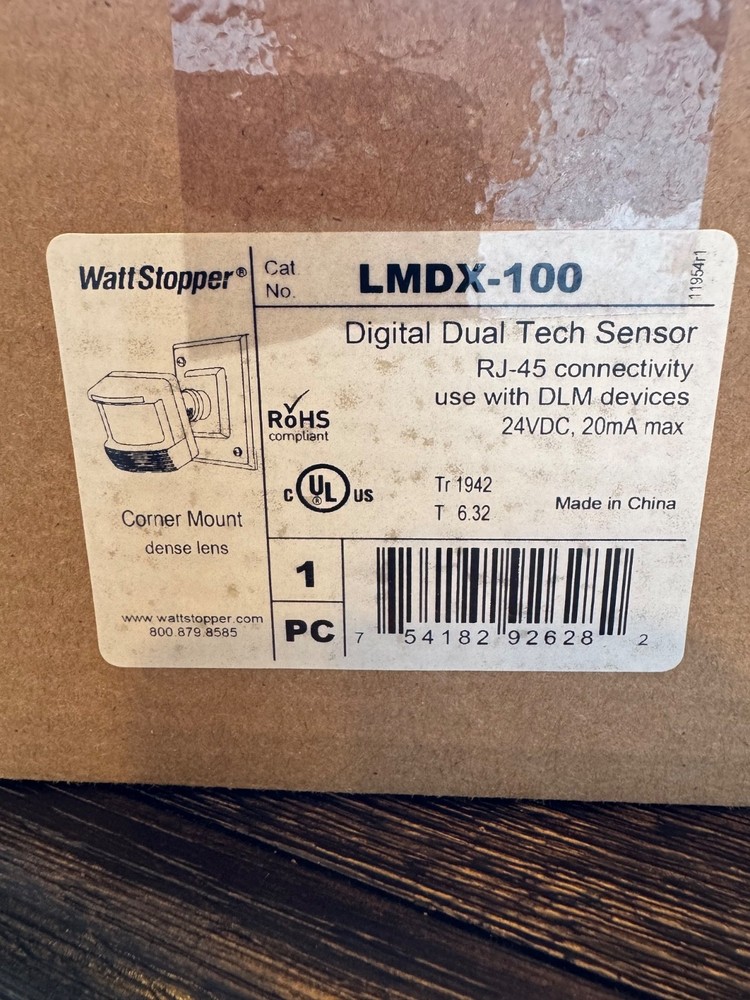 watts topper LMDX-100 Digital Dual Tech Sensor corner mount