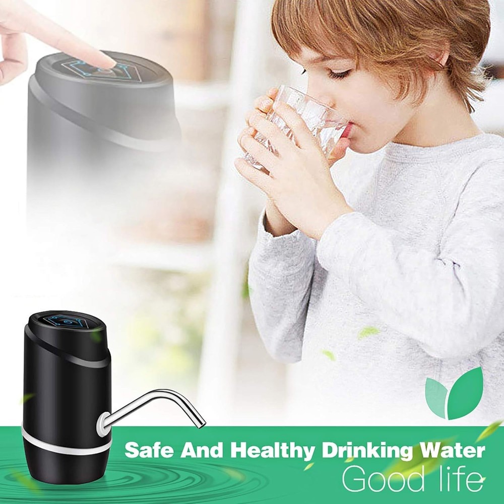5 Gallon Drinking Water Pump - Automatic USB Charging, Perfect for Outdoors