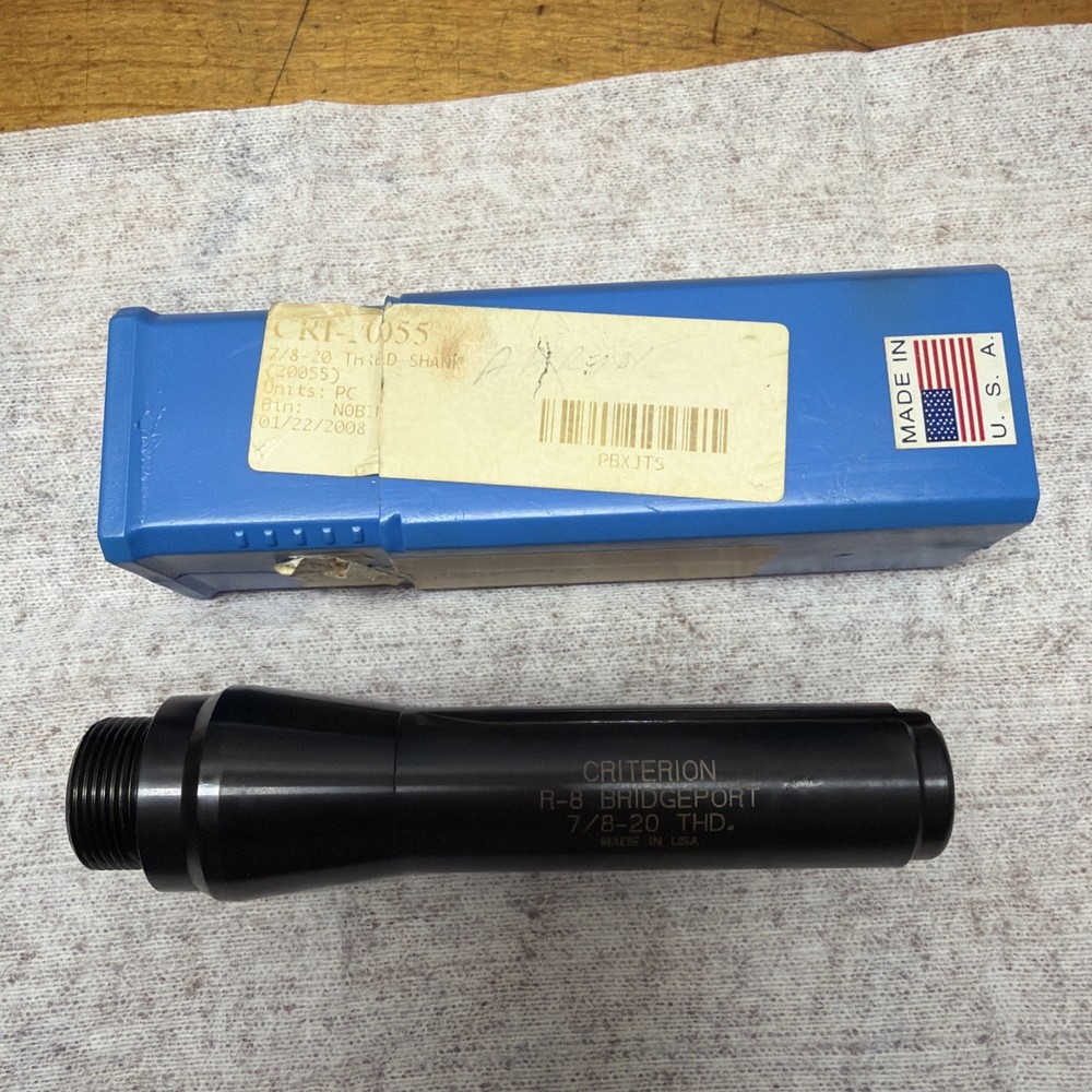 Criterion R8 Boring Head Taper Shank 7/8-20 Threaded Mount,