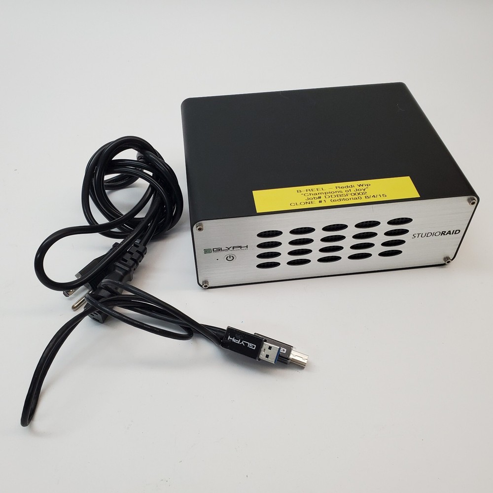 Glyph Production Tech STUDIORAID 2TB External Raid Hard Drive USB 3.0 FireWire