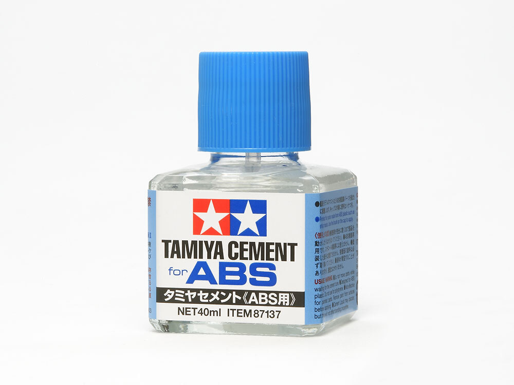 Tamiya 87137 Cement for ABS (40ml) - For Model Kits & Precision Plastic Assembly