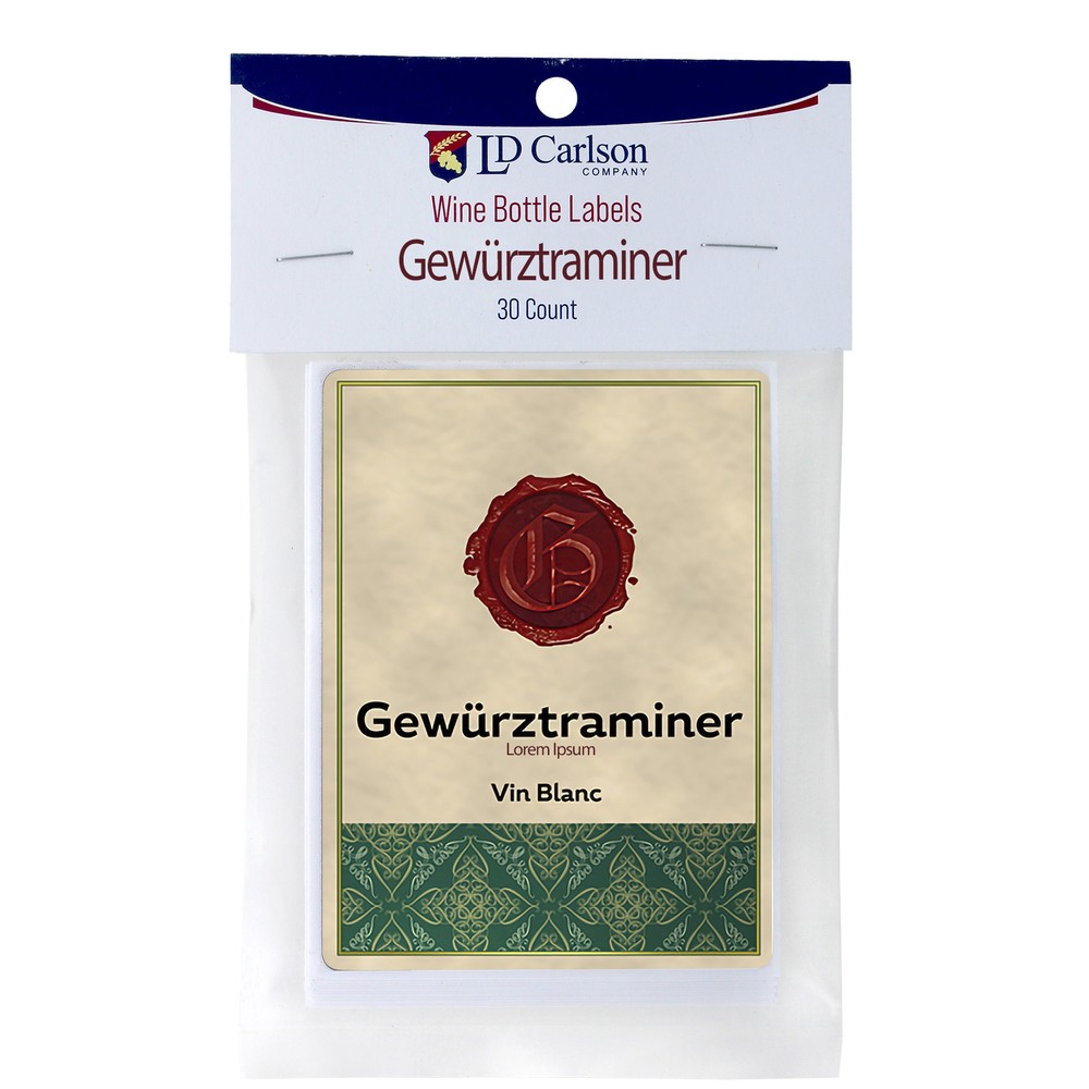 Gewurztraminer Labels 30/Pack Varietal Collection