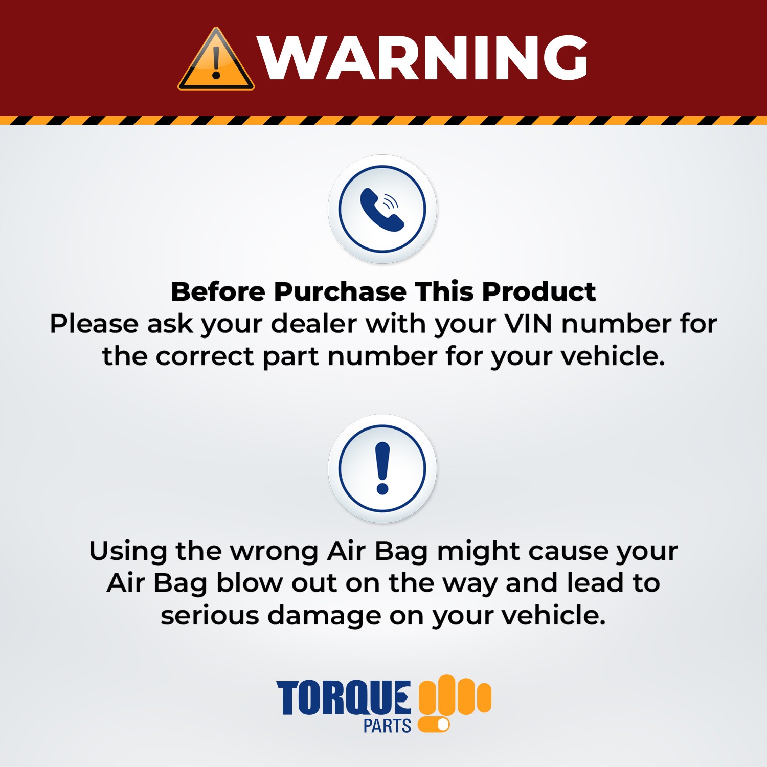 TORQUE Single Convoluted Air Spring Bag Replacement for Firestone W01-358-7001 /