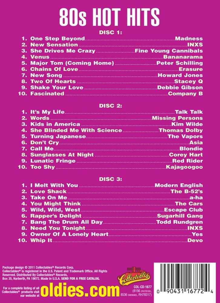 VARIOUS ARTISTS 80S Hot Hits (CD)