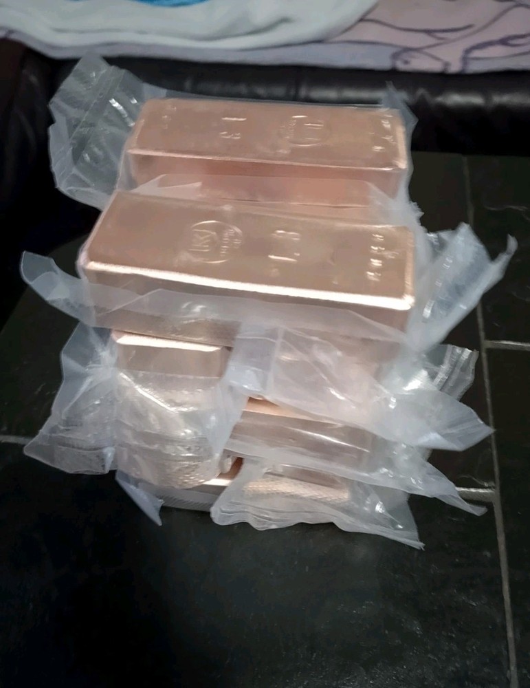 Copper Bar 1kg By Copper Kontor Minden Certified