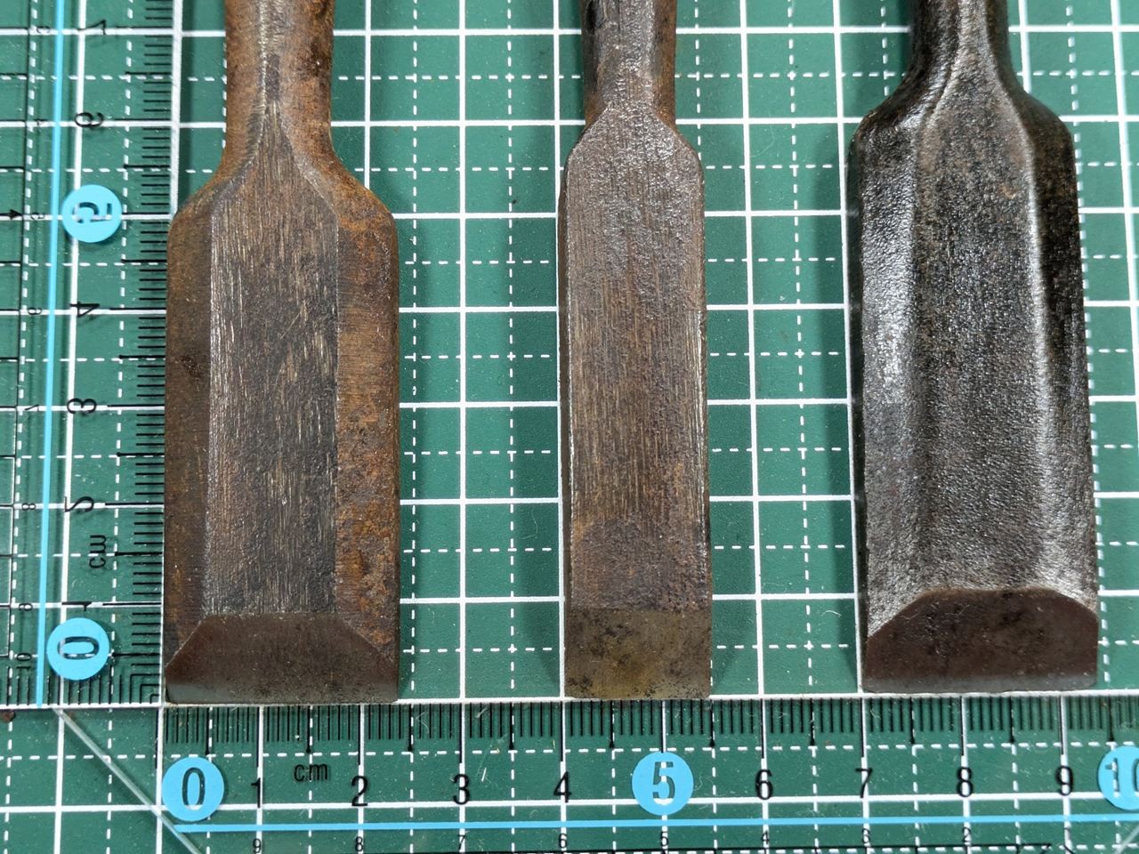 Japanese vintage chisel tataki Nomi Japan Signed Old 23.15.24.37.15.9 mm RB230