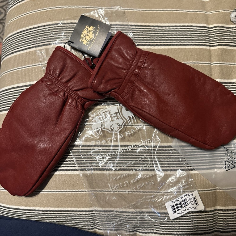 Pratt And Hart Leather Mittons
