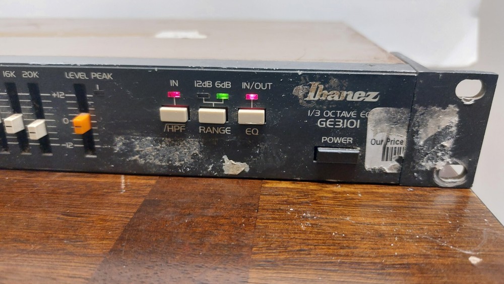 Ibanez GE3101 1/3 Octave Graphic Equalizer