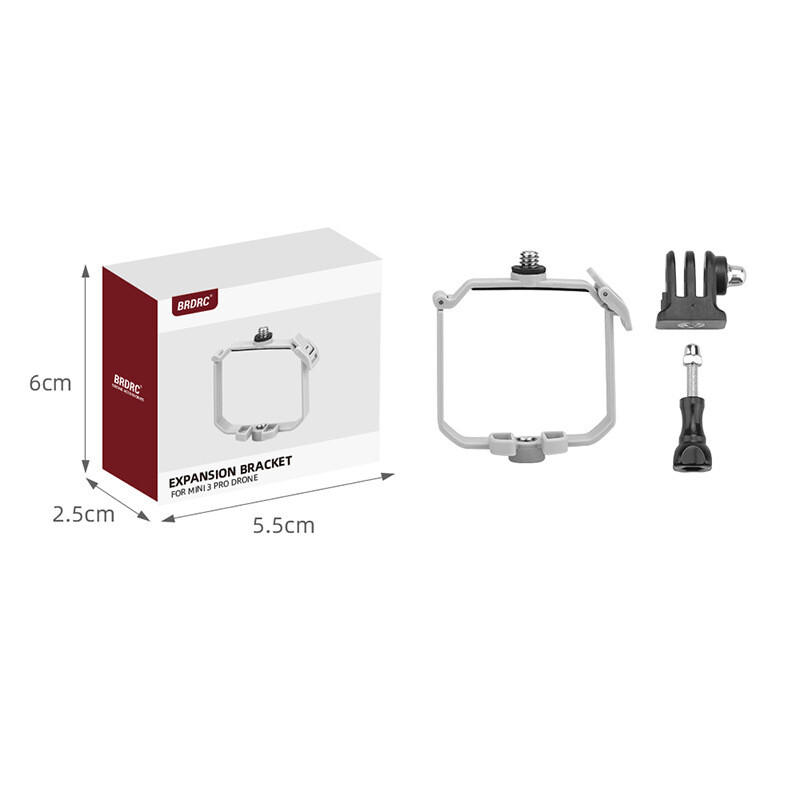 For DJI MINI 3/3PRO Sports Camera Mounting Bracket Upper Adapter Bracket 1 Set