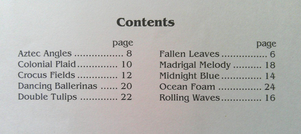 Monk's Cloth pillows pattern booklet swedish weaving