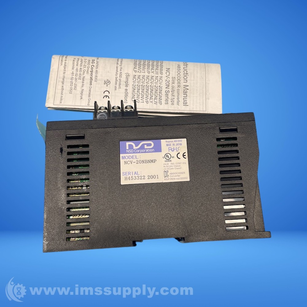NSD NCV-20NBNMP Encoder Controller FNIP