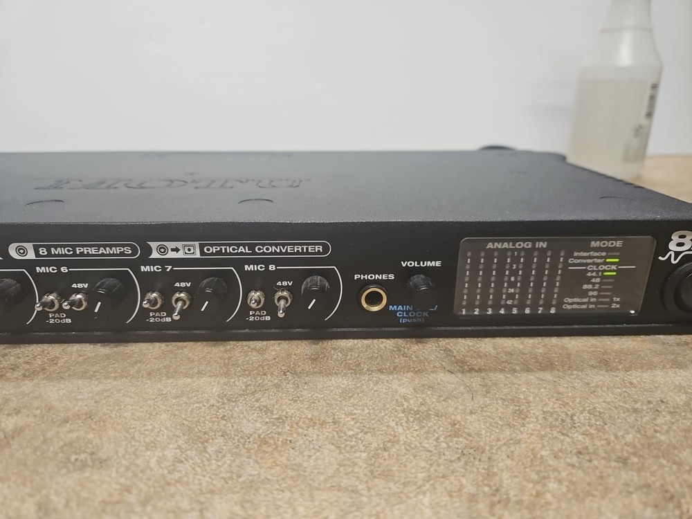 Motu 8Pre (8-Pre) Eight Mic Preamps - MIDI Firewire Audio Interface. Nice!