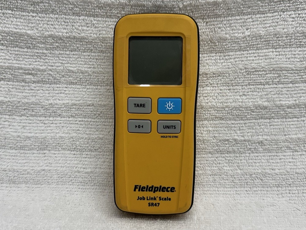 Fieldpiece SR47 Wireless Refrigerant Scale with Remote 252 LBS Capacity