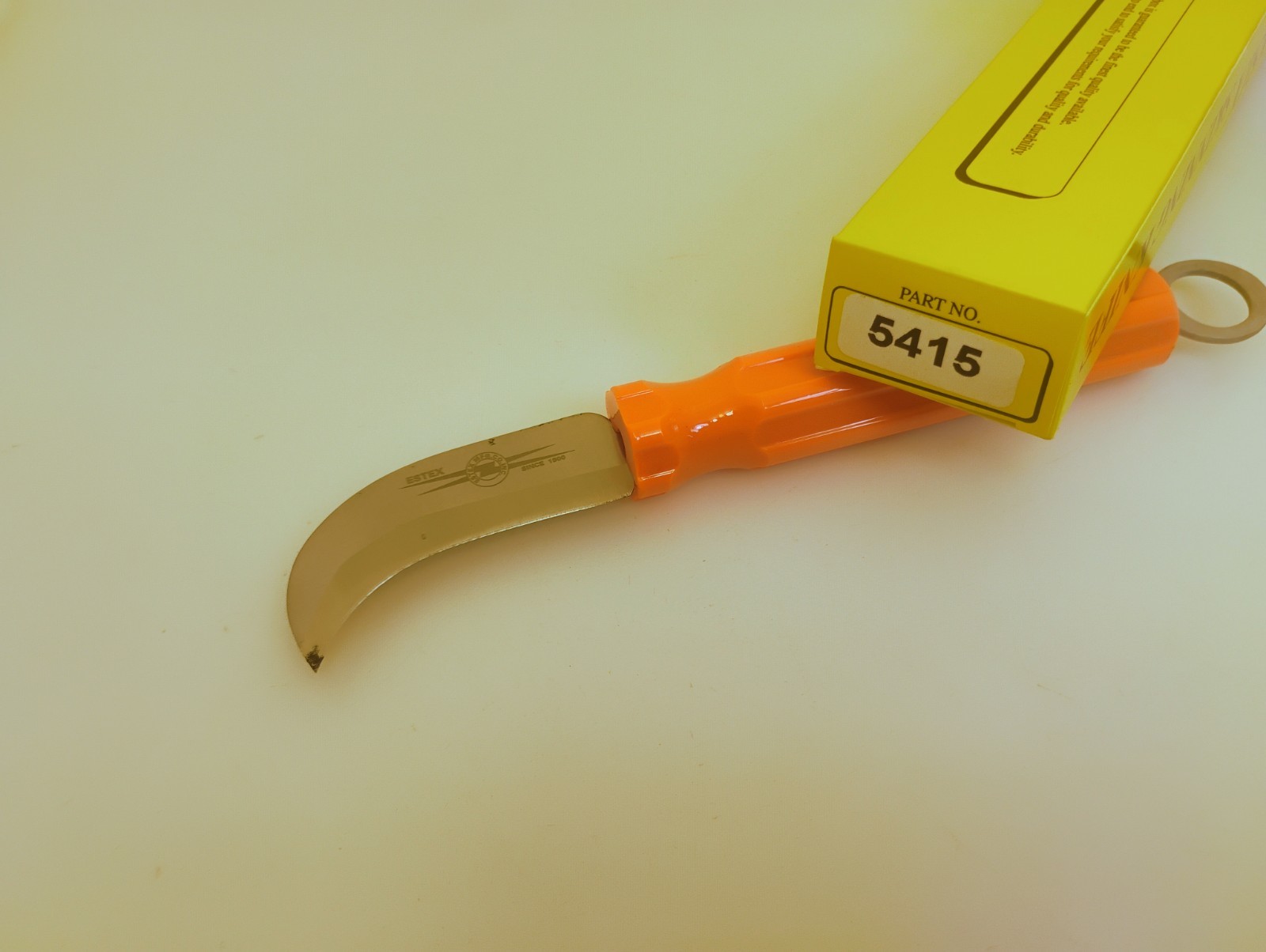 Basix Set (2) Lineman Knives SK50 High Visibility Orange Hang Ring New Old Stock