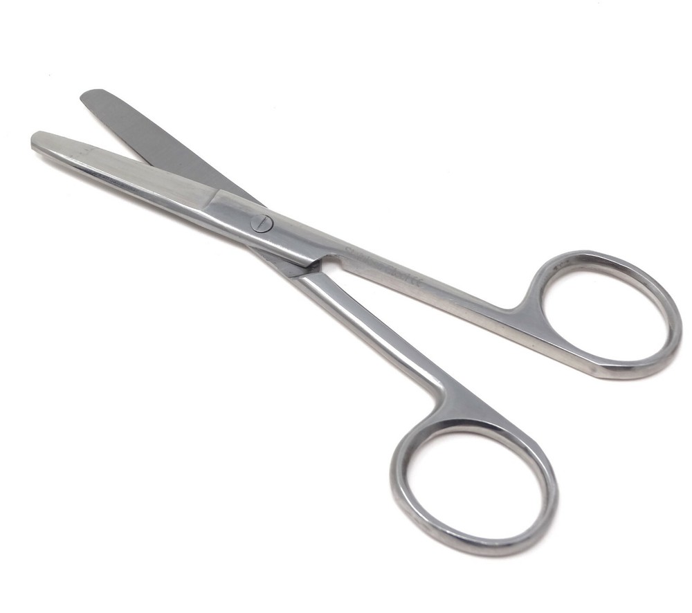 4.5" Operating Scissors Blunt / Blunt Straight Surgical Instruments